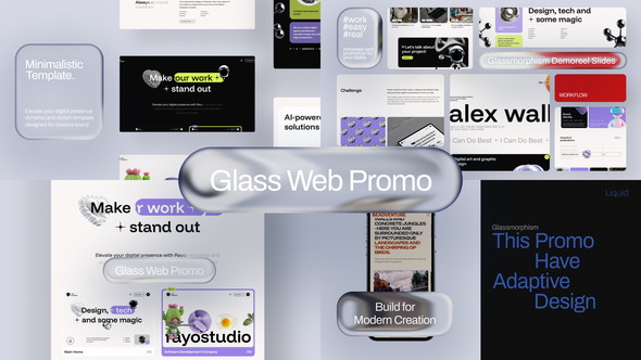 Photo of Glass Website Promo Teaser – Videohive 62117671