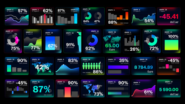 Photo of Glowing infographics – Videohive 62353456