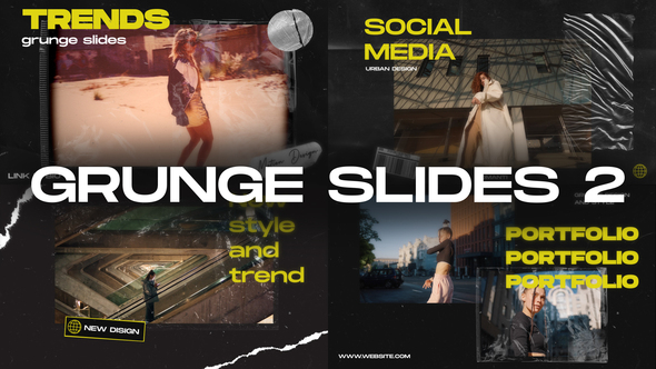 Photo of Grunge Slides 2 – Videohive 62396342
