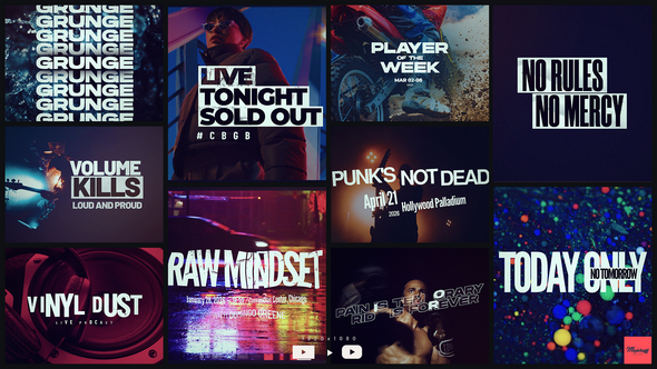 Photo of Grunge Titles – Videohive 62355223