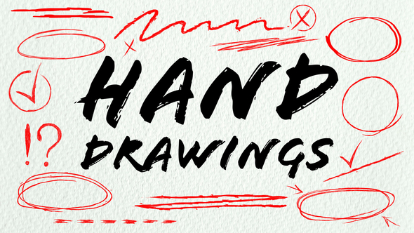 Photo of Hand Drawings – Videohive 62383843