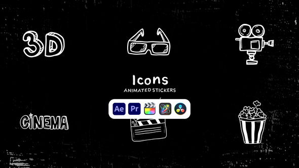 Photo of Icons Animated Stickers – Modern Social Media Icon Animation Pack – Videohive 50571495