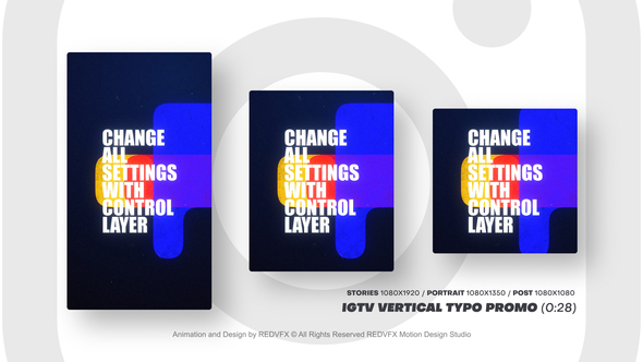 Photo of IGTV Stomp Typo Promo – Premiere Pro Template – Videohive 62392679