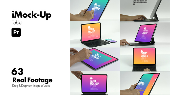 Photo of iMock-Up Tablet for Premiere Pro – Tablet Screen Mockup Animation Template – Videohive 44762648