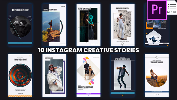 Photo of Instagram Creative Stories | Premiere Pro MOGRT – Videohive 62246456