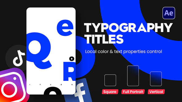 Photo of Dynamic Animated Typography Titles for Social Media Stories – Videohive 37709835