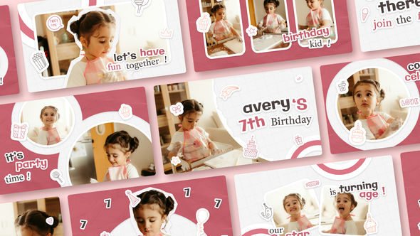Photo of Kids Birthday Invitation – Videohive 62137125