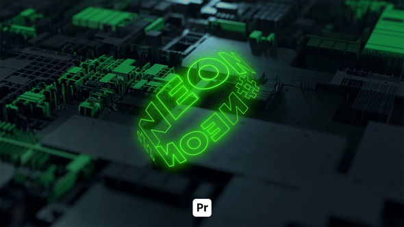 Photo of Kinetic Neon Typography 1 for Premiere Pro – Glowing Text Animation Template – Videohive 46117805