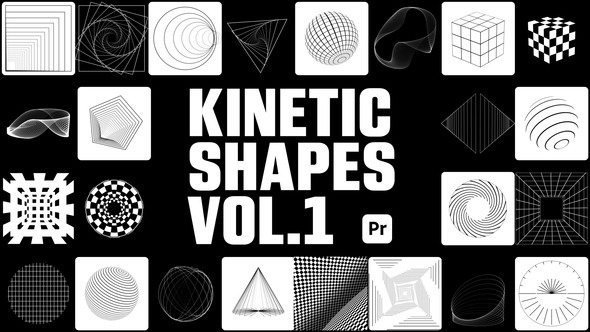 Photo of Kinetic Shapes 1 for Premiere Pro – Dynamic Geometric Motion Graphics Animation Template – Videohive 53964934