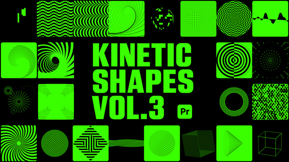 Photo of Kinetic Shapes 3 for Premiere Pro – Dynamic Geometric Motion Graphics Animation Template – Videohive 53965042