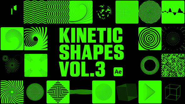 Photo of Kinetic Shapes 3 – Dynamic Geometric Motion Graphics Animation Template – Videohive 53965040