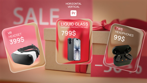Photo of Liquid Glass Carousel Product Promo | MOGRT – Videohive 62271332
