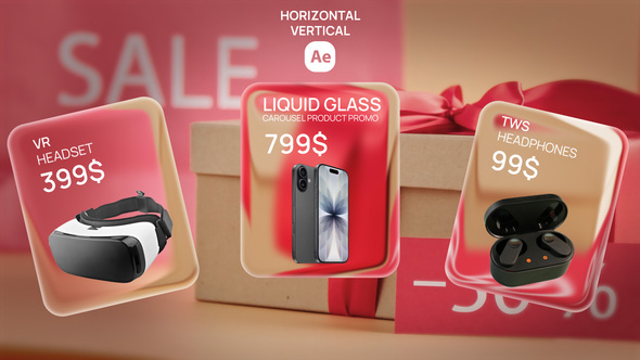 Photo of Liquid Glass Carousel Product Promo – Videohive 62295894