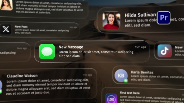 Photo of Liquid Glass Notifications Kit – Premiere Pro – Videohive 62385073