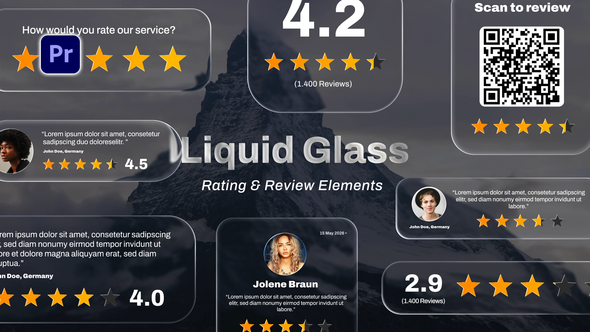 Photo of Liquid Glass Rating & Reviews – Videohive 62413062