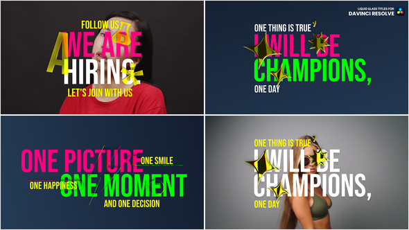 Photo of Liquid Glass Titles – Videohive 62274729