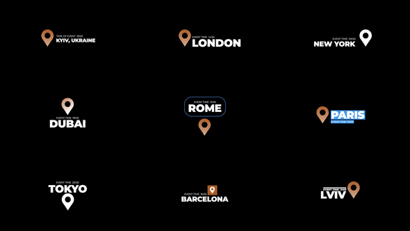Photo of Location Titles | MOGRT – Videohive 62336905