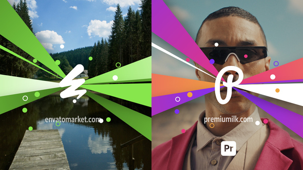 Photo of Logo Color Rays for Premiere Pro – Vibrant Light Beam Brand Reveal Animation Template – Videohive 54469009