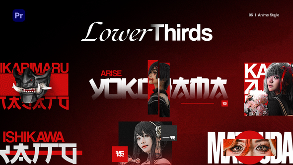 Photo of Lower Thirds – Anime Style I MOGRT – Videohive 62285247