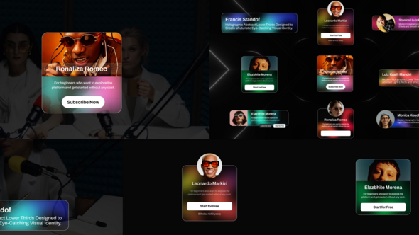 Photo of Lower Thirds Holographic Abstract After Effect – Videohive 62096341