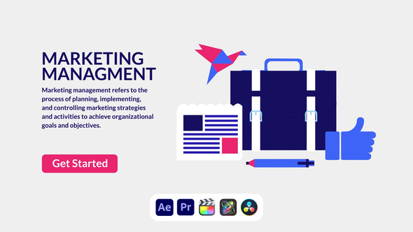 Photo of Marketing Management Design Concept – Modern Business Strategy Presentation Animation Template – Videohive 50691265