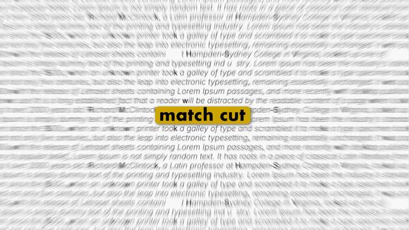 Photo of Match Cut – Videohive 62241360