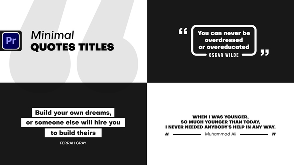 Photo of Minimal Quotes Titles | MOGRT – Videohive 62406273