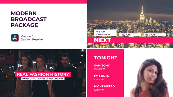 Photo of Modern Broadcast Package | DaVinci Resolve – Videohive 62157170