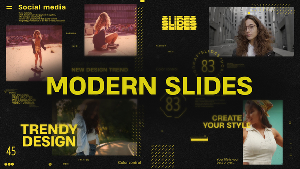 Photo of Modern Grunge Slides Mogrt – Videohive 62354070