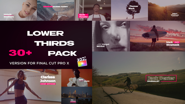 Photo of Modern Lower Thirds Pack | FCPX – Videohive 62297702