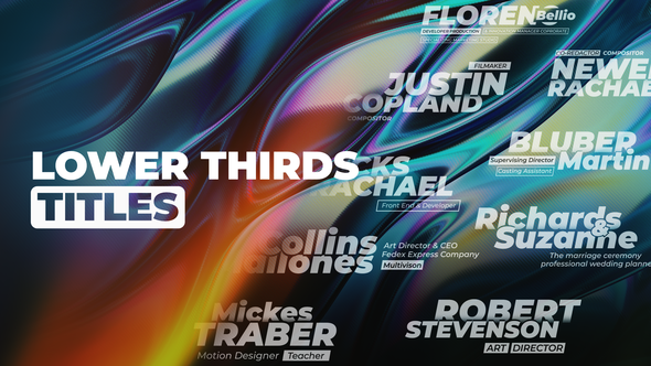 Photo of Modern Lower Thirds Titles – Videohive 62288995