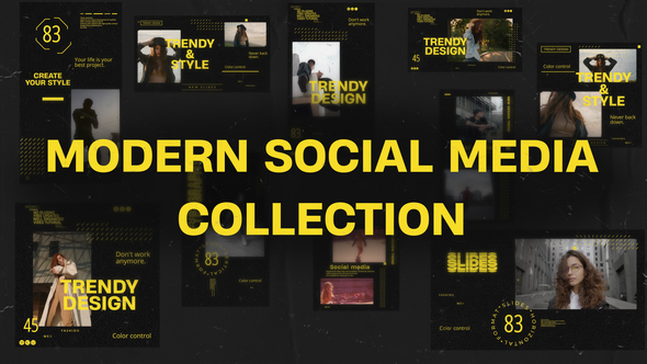 Photo of Modern Social Media Collection Mogrt – Videohive 62368402