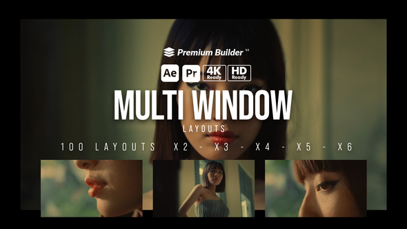 Photo of Multi Window Layouts – Dynamic Split Screen Video Layout Animation Template – Videohive 50084443