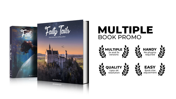 Photo of 3D Book Mockup  – Photorealistic Multi-Book Promo Scenes, Up to 4K – Videohive 32812214