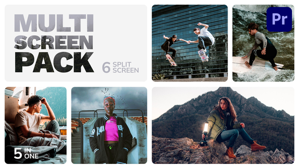 Photo of Multiscreen – 6 Split Screen – Videohive 62083927