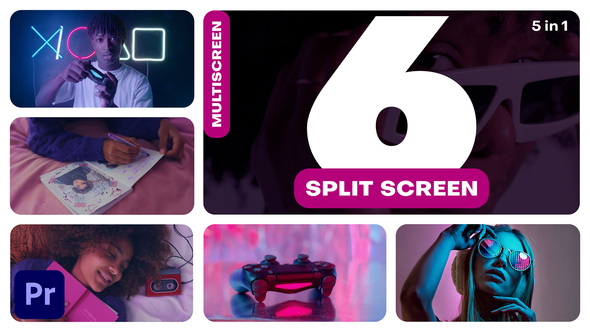Photo of Multiscreen – 6 Split Screen – Videohive 62270015