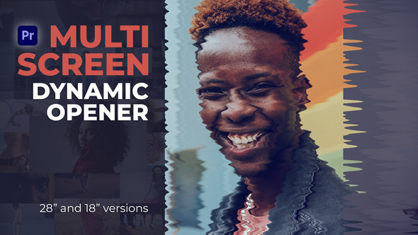 Photo of Multiscreen Typography Opener MOGRT for Premiere Pro – Ultra HD, 2 Durations, Easy Color Controls – Videohive 39161051