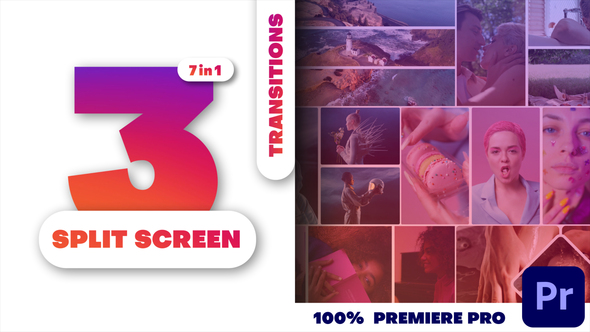 Photo of Multiscreen Transitions – 3 Split Screen – Videohive 62274918