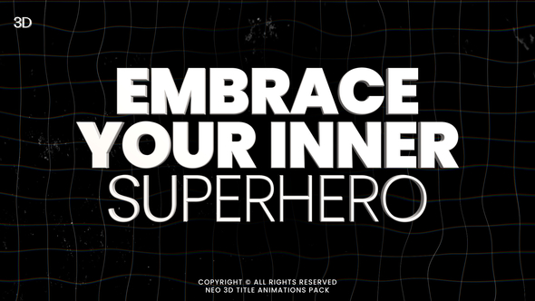 Photo of Neo 3D Titles – Videohive 62324679