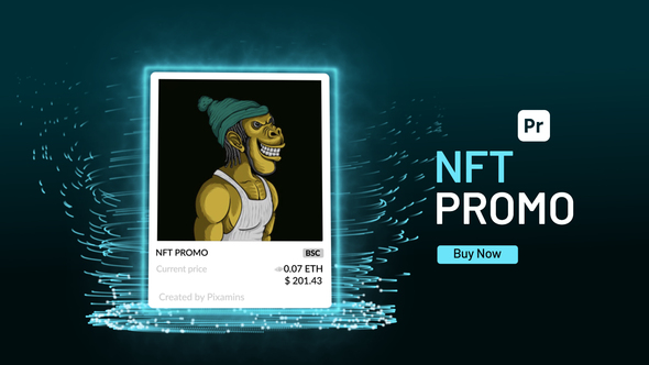 Photo of NFT Promo for Premiere Pro | 10 Ready-to-Use Crypto Art Scenes – Videohive 56038325