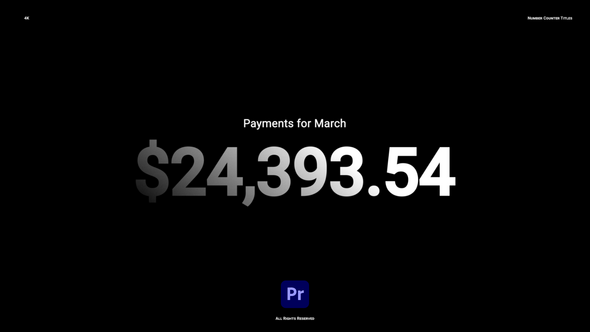 Photo of Number Counter Titles MOGRT – Videohive 62386072