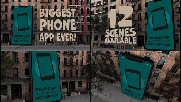 Photo of Phone App & Website Promo Mockup Pack – Videohive 62397943