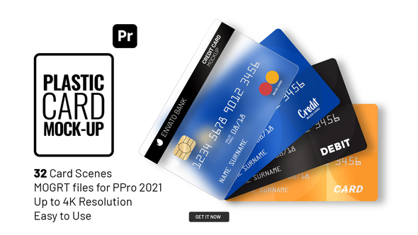Photo of Plastic Card Promo | 1–4 Card Scenes for Premiere Pro 2021+ (MOGRT) | Transparent BG (Up to 4K) – Videohive 59174130