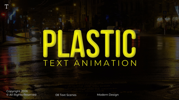 Photo of Plastic Text Animation – Videohive 62471722