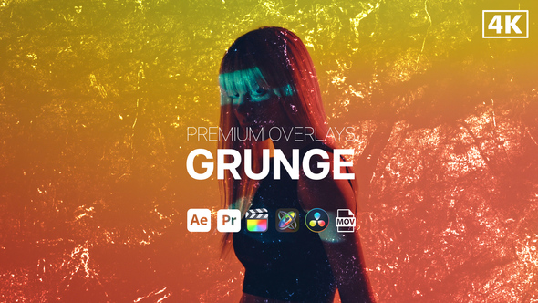 Photo of Premium Overlays Grunge – Dirty Texture Distortion Motion Effects Pack – Videohive 48623620