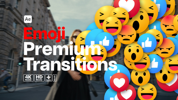 Photo of Premium Transitions Emoji – Fun Animated Reaction Transition Effects Pack – Videohive 53786031