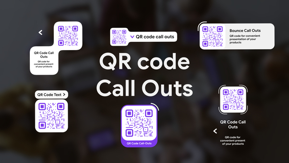 Photo of QR Code Call Outs – Videohive 62143759