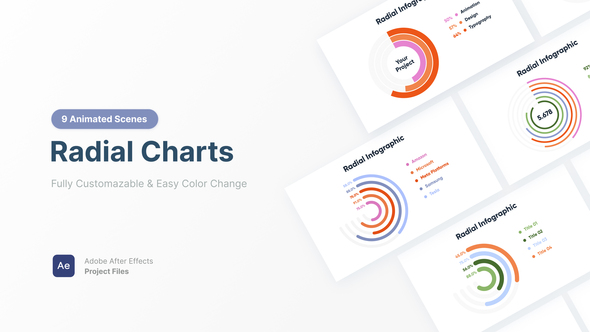 Photo of Radial Charts Infographics – Videohive 62117438