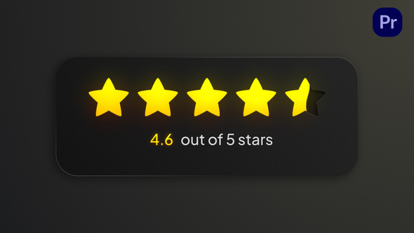 Photo of Ratings&Reviews Neumorphic Infographics | MOGRT – Videohive 62506236