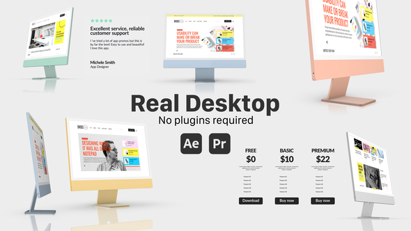 Photo of Retina Screen Mockup Toolkit (MOGRT) for After Effects & Premiere Pro – Videohive 51873467